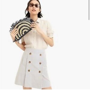 J Crew Seersucker Skirt